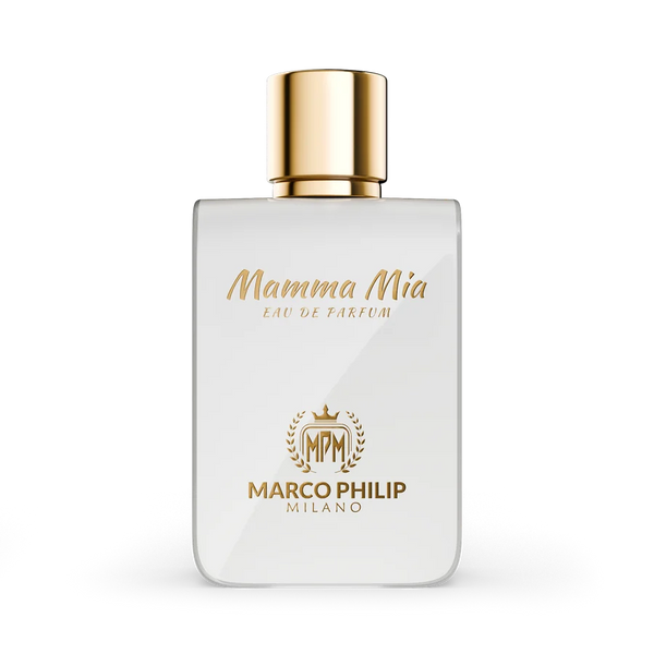 Mamma Mia bottle, front view